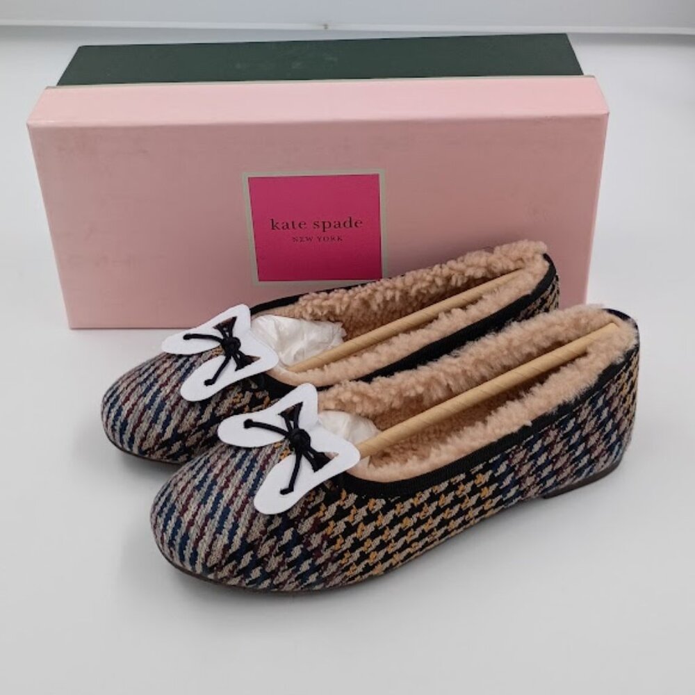 Kate Spade New York Women's Honey Plush Flats, Size 5